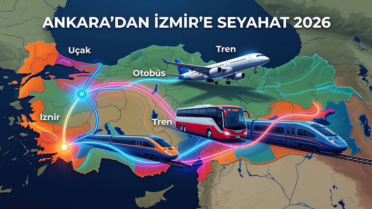 2026 Ankara İzmir Ucuz Bilet Rehberi: Uçak Otobüs Tren