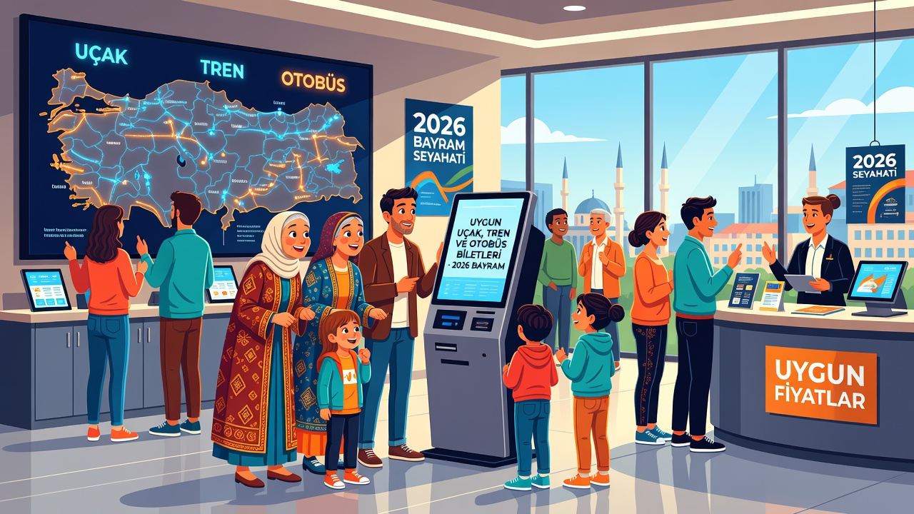 2026 Bayram Dönemi Ucuz Bilet: Uçak Tren Otobüs Rehberi