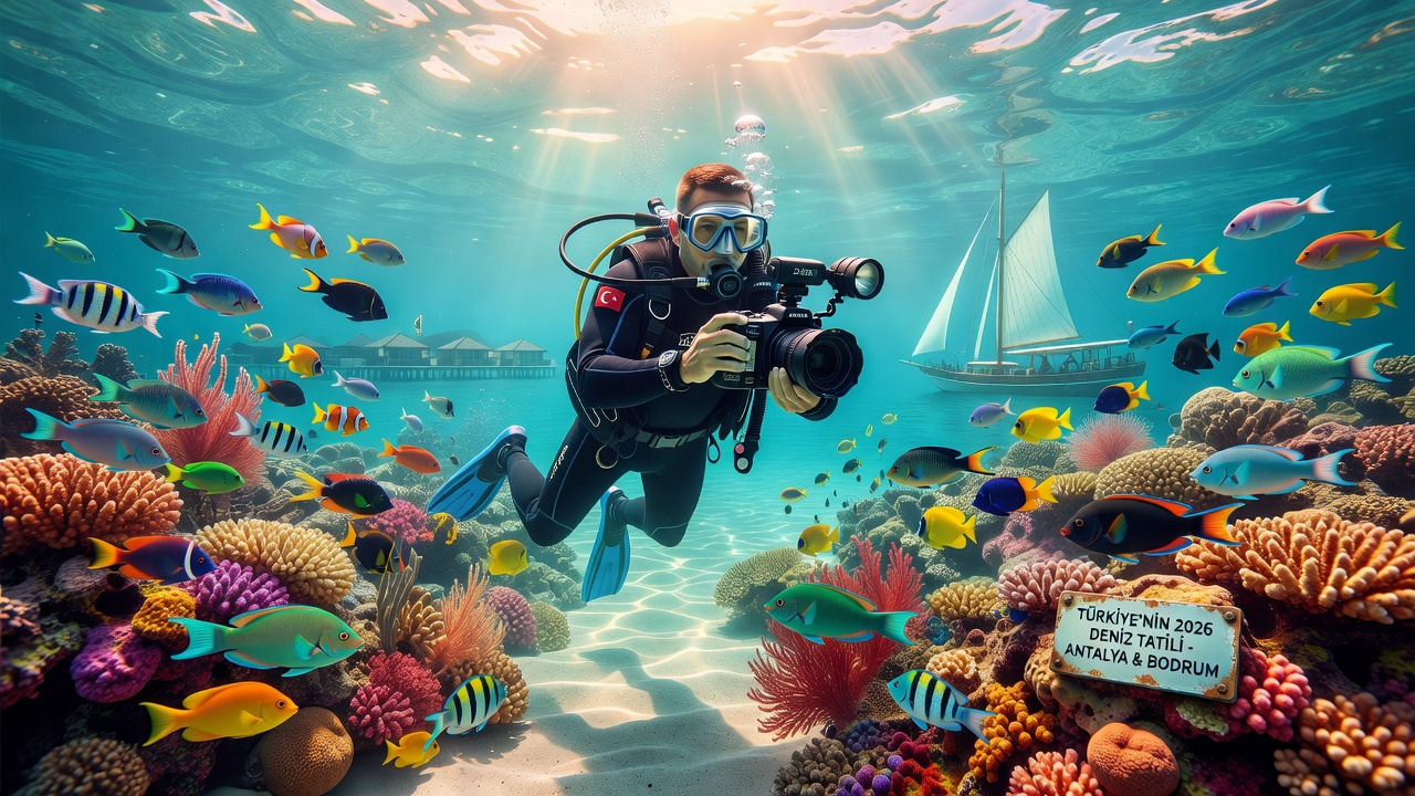 2026 Plaj Tatili: Antalya Bodrum Su Altı Fotoğrafçılığı Rehberi