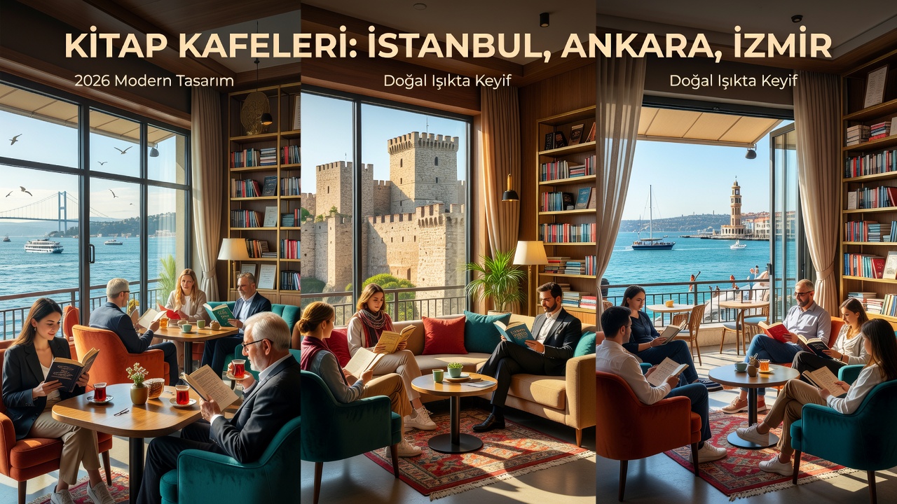 2026 Şehir Rehberi: İstanbul Ankara İzmir Kitap Kafeleri