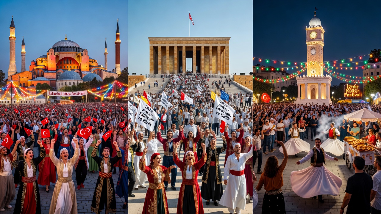 2026 Türkiye Şehir Rehberi: Festivaller ve Kültürel Etkinlikler