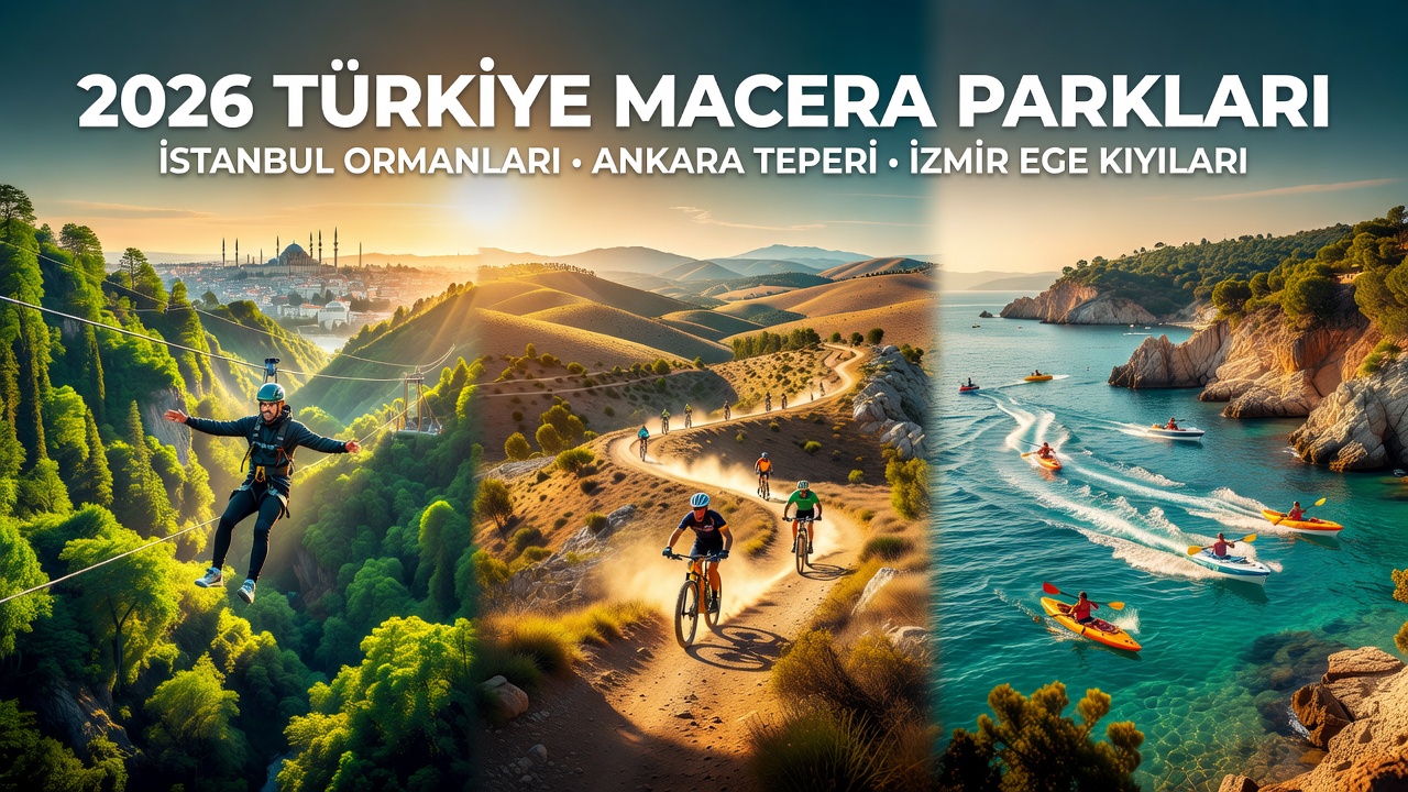 2026 Türkiye Şehirleri: En İyi Macera Parkları ve Ekstrem Aktiviteleri