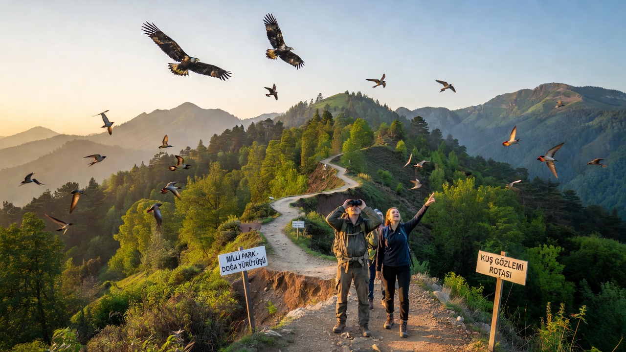 Türkiye Milli Parklarında Kuş Gözlem Trekkingi Rehberi